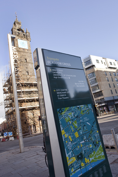 New signage for Merchant City 